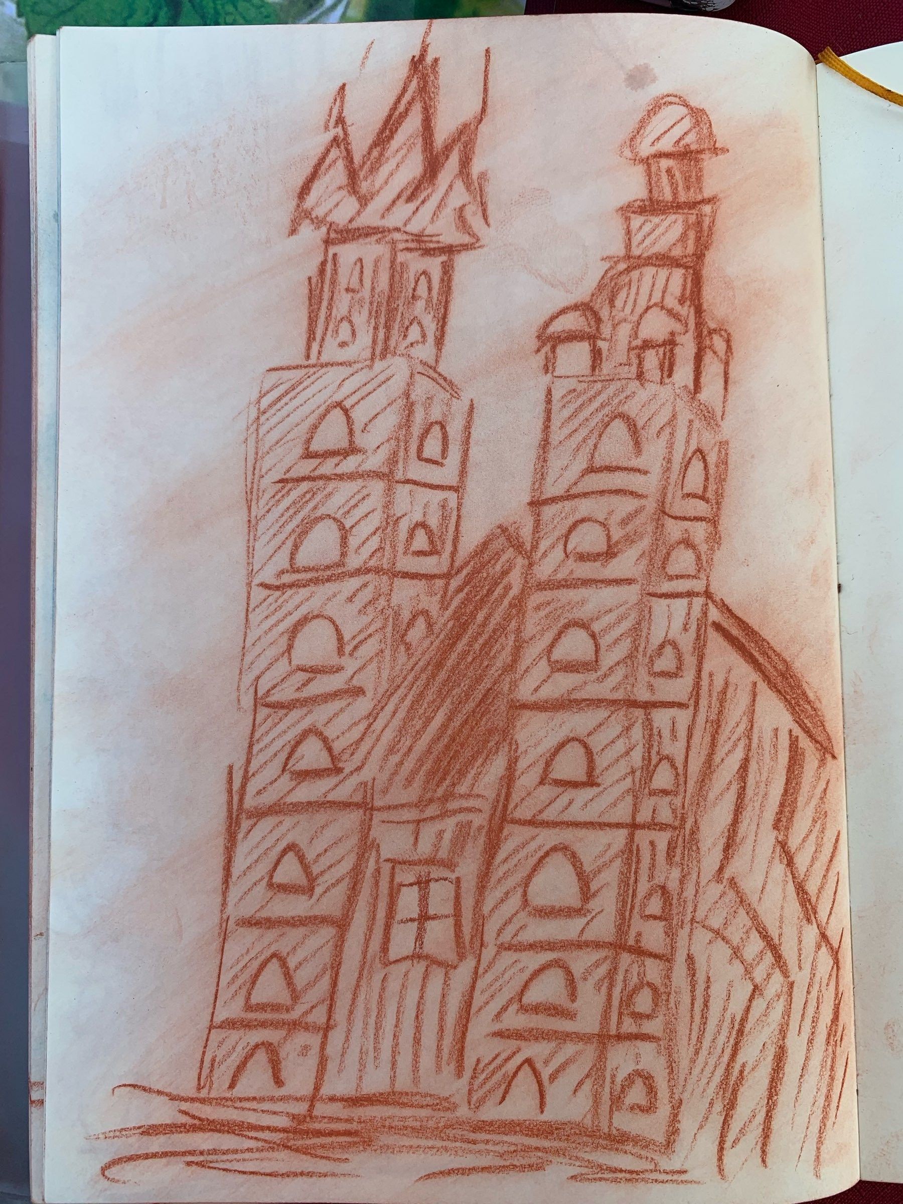 'Krakow Kathedral 😱 there are too many buildings to draw in this city  ✏️🇵🇱'